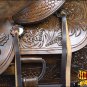 OS712ADB 16" HILASON WESTERN CUTTING CUTTER ROPING RANCH TRAIL COWBOY SADDLE