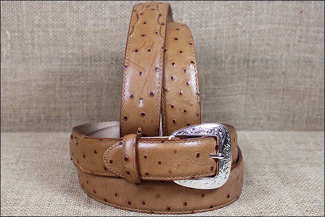 tony lama men's ostrich belts