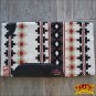 FE353-F HILASON WESTERN NEW ZEALAND WOOL HORSE SADDLE BLANKET OFF WHITE BLACK