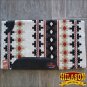 FE353-F HILASON WESTERN NEW ZEALAND WOOL HORSE SADDLE BLANKET OFF WHITE BLACK