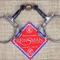 REINSMAN TRAIL DEE 7/16 IN 3 PIECE SMOOTH SWEET IRON SNAFFLE BIT COPPER ROLLER