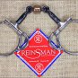 REINSMAN TRAIL DEE 7/16 IN 3 PIECE SMOOTH SWEET IRON SNAFFLE BIT COPPER ROLLER