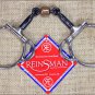 REINSMAN TRAIL DEE 7/16 IN 3 PIECE SMOOTH SWEET IRON SNAFFLE BIT COPPER ROLLER