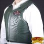 PV801F- HILASON LEATHER BAREBACK PRO RODEO BULL RIDING PROTECTIVE VEST - LRG
