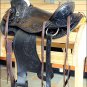 RI116BK-F WESTERN WADE RANCH ROPING COWBOY TRAIL SADDLE 16