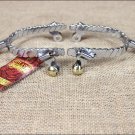 HILASON CHROME PLATED ROPING YOUTH SPUR TWISTED WIRE BAND