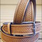 HILASON HAND MADE HEAVY DUTY BUFFALO HIDE LEATHER GUN HOLSTER BELT TAN