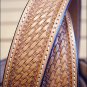HILASON HAND MADE HEAVY DUTY BUFFALO HIDE LEATHER GUN HOLSTER BELT TAN