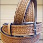 HILASON HAND MADE HEAVY DUTY BUFFALO HIDE LEATHER GUN HOLSTER BELT TAN