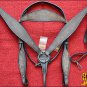 HILASON WESTERN LEATHER HORSE HEADSTALL BREAST COLLAR DARK BROWN RUSTIC VINTAGE