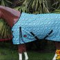 70" HILASON 1200D WINTER WATERPROOF POLY TURNOUT HORSE BLANKET TURQUOISE