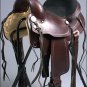 TO102-F HILASON TREELESS WESTERN LEATHER TRAIL PLEASURE HORSE RIDING SADDLE 16"
