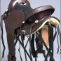TO102-F HILASON TREELESS WESTERN LEATHER TRAIL PLEASURE HORSE RIDING SADDLE 16"