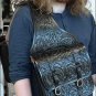 BH102BKSHL-F HILASON WESTERN LEATHER SADDLE SHOULDER BAG