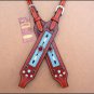 HILASON WESTERN LEATHER BRIDLE HEADSTALL MAHOGANY TURQUOISE BEADED INLAY