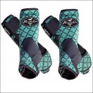 MED PROFESSIONAL CHOICE SPORTS MEDICINE HORSE BOOTS MINT LATTICE 4 PACK
