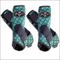 MED PROFESSIONAL CHOICE SPORTS MEDICINE HORSE BOOTS MINT LATTICE 4 PACK