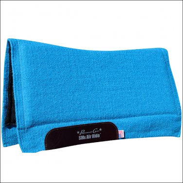 PROFESSIONAL CHOICE COMFORT FIT SMX AIR RIDE HORSE FELT SADDLE PAD PACIFIC BLUE
