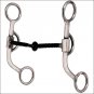 HILASON STAINLESS STEEL TRAINING HORSE BIT STEEL WOOD SCREW SNAFFLE MOUTH
