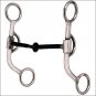 HILASON STAINLESS STEEL TRAINING HORSE BIT STEEL WOOD SCREW SNAFFLE MOUTH