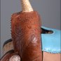 FI120F- WESTERN BARREL RACING TRAIL SADDLE 15 WITH BRIDLE BREAST COLLAR SET