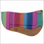 PINK WEAVER ALL PURPOSE CONTOURED BARREL HORSE SADDLE PAD FELT
