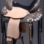 TO104DBRO-F HILASON TREELESS WESTERN BARREL RACING TRAIL PLEASURE SADDLE 14"