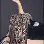 TO104DBRO-F HILASON TREELESS WESTERN BARREL RACING TRAIL PLEASURE SADDLE 14"
