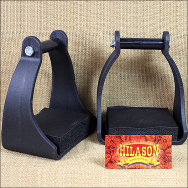 BLACK TOUGH1 ROYAL KING POLYMAR ENDURANCE TRAIL STIRRUP 3 NECK 4 TREAD