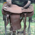 OS053V1-F HILASON BIG KING WESTERN WADE RANCH ROPING COWBOY TRAIL SADDLE 16"