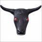 LARGE RED EYE STEER HEAD WITH RODS
