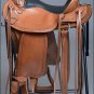 BH103-F HILASON WESTERN LEATHER ROPING WADE COWBOY LIGHT WEIGHT RANCH SADDLE 16"