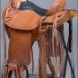 BH103-F HILASON WESTERN LEATHER ROPING WADE COWBOY LIGHT WEIGHT RANCH SADDLE 16"