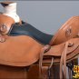 BH103-F HILASON WESTERN LEATHER ROPING WADE COWBOY LIGHT WEIGHT RANCH SADDLE 16"