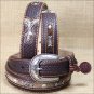 34 inch TONY LAMA TAN LEATHER DIAMOND RIVER WESTERN MEN BELT