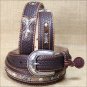34 inch TONY LAMA TAN LEATHER DIAMOND RIVER WESTERN MEN BELT
