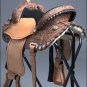 TT316RODB 15" HILASON WESTERN FLEX TREE BARREL RACING TRAIL RIDING HORSE SADDLE