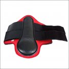 MEDIUM HILASON WESTERN HORSE TACK PROTECTIVE PVC ANKLE LEG BOOT RED