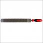 HILASON WESTERN 14" TANGED RASP W/ SMOOTHING PLASTIC HNDL RED HOOF RASP