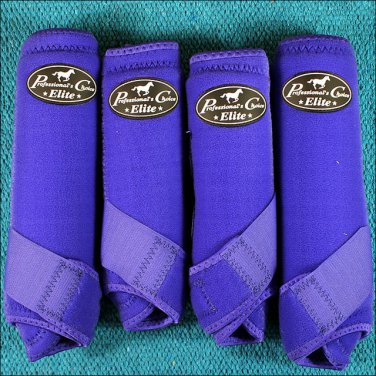 MEDIUM PROFESSIONAL CHOICE VENTECH ELITE SPORTS MEDICINE HORSE BOOTS PURPLE