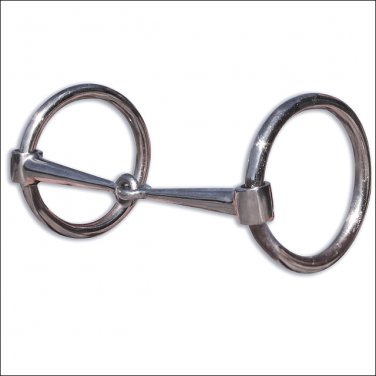 PROFESSIONAL CHOICE BOB AVILA SINGLE JOINT SHOW RING SNAFFLE HORSE MOUTH BIT