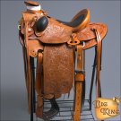 WD005ABG 16" HILASON BIG KING WESTERN WADE RANCH ROPING COWBOY TRAIL SADDLE