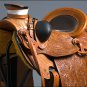 WD005ABG 16" HILASON BIG KING WESTERN WADE RANCH ROPING COWBOY TRAIL SADDLE