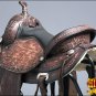 TT102RO-F HILASON FLEX-TREE TRAIL PLEASURE ENDURANCE WESTERN LEATHER SADDLE 15 1