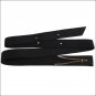 2" X 6" HILASON WESTERN POLYPROPYLENE LEATHER CINCH STRAP BLACK