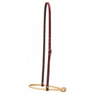 WEAVER LEATHER BURGUNDY LATIGO LEATHER HORSE CAVESON W/ ROPE NOSEBAND