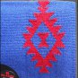 FEP113 MADE IN USA HILASON WESTERN WOOL FELT SADDLE BLANKET PAD ROYAL BLUE RED