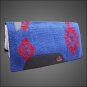 FEP113 MADE IN USA HILASON WESTERN WOOL FELT SADDLE BLANKET PAD ROYAL BLUE RED