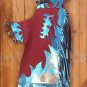 WESTERN MEDIUM YOUTH CHILD RODEO BRONC BULL RIDING SHOW SMOOTH LEATHER CHAPS