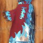 WESTERN MEDIUM YOUTH CHILD RODEO BRONC BULL RIDING SHOW SMOOTH LEATHER CHAPS